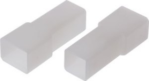 180916-0, AMP FASTIN-FASTON 1 Way Nylon 66 Crimp Terminal Housing, 6.35mm Tab Size, Natural 180916-0, AMP FASTIN-FASTON 1 Way Nylon 66 Crimp Terminal Housing, 6.35mm Tab Size, Natural