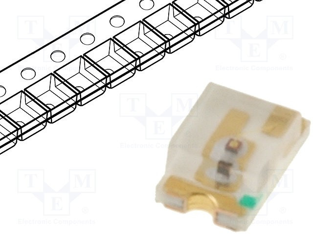 LL-S172VC-V1-2B, LED; SMD; 0805; red; 25?45mcd; 2x1.25x0.8mm; 130°; 1.6?2.4V; 20mA LL-S172VC-V1-2B, LED; SMD; 0805; red; 25?45mcd; 2x1.25x0.8mm; 130°; 1.6?2.4V; 20mA