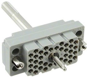 516-038-000-401, RACK &amp; PANEL CONNECTOR, RECEPTACLE, 38 POSITION