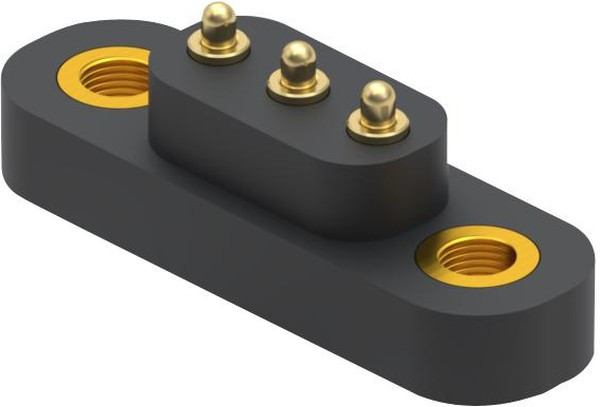 858-22-003-80-012101, Headers & Wire Housings Spring-Loaded Header VertMt Sldrless 3Pi 858-22-003-80-012101, Headers & Wire Housings Spring-Loaded Header VertMt Sldrless 3Pi