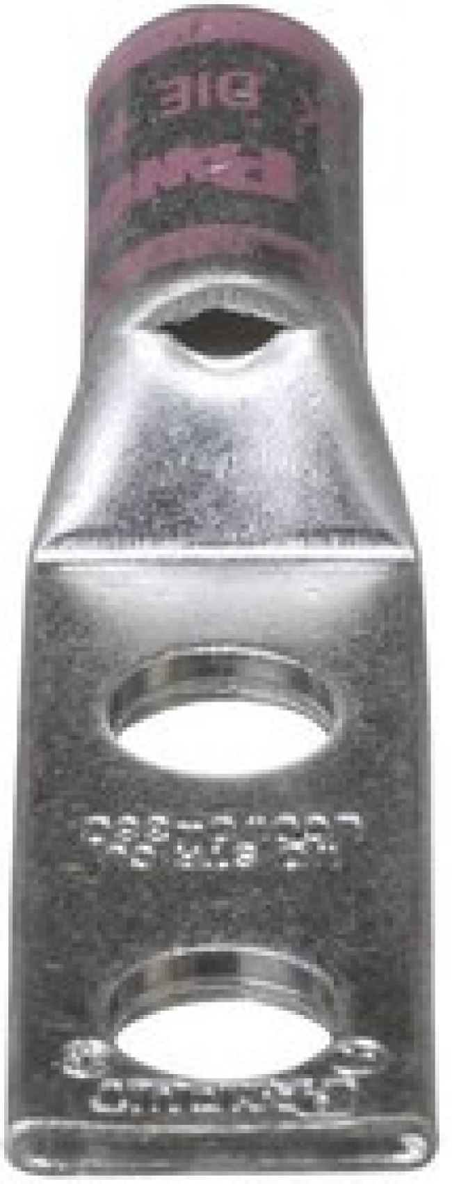 LCD1/0-38D-X, COMPRESSION LUG, 3/8", CRIMP, 0AWG