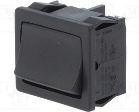 01804.6121-00, ROCKER; DPDT; Pos: 2; ON-OFF; 10A/250VAC; IP40; 100m?; UL94V-2