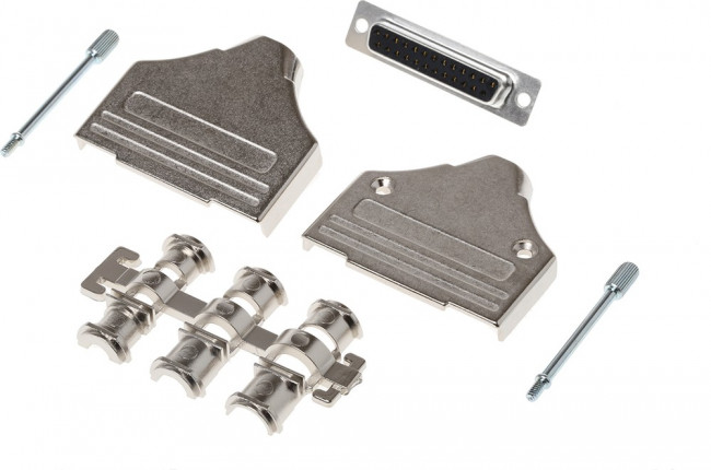 MHDM25-DM25S-K, D-Sub Standard Connectors SCKT MACHINED CNTCTS DIECAST HOOD KIT 25 MHDM25-DM25S-K, D-Sub Standard Connectors SCKT MACHINED CNTCTS DIECAST HOOD KIT 25