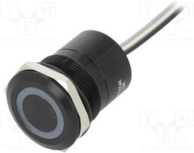 BG-MC25LOBGR, Переключатель: емкостный, Пол: 2, SPST-NO, 0,01A/12ВDC, IP68, 20мОм