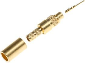 11_MMCX-50-2-3/111_OE, 50 Straight Cable Mount, MMCX Connector, Plug