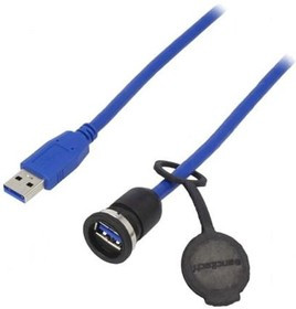 1310-1015-05, Кабель / адаптер, гнездо USB A,вилка USB A, 1310, с заглушкой