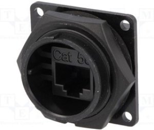 DCP-RJ5B-F, Проходник RJ45 гнездо с обеих сторон PIN 8 Кат 5e IP67,IP70 DCP-RJ5B-F, Проходник RJ45 гнездо с обеих сторон PIN 8 Кат 5e IP67,IP70
