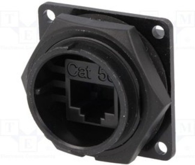 DCP-RJ5B-F, Проходник RJ45 гнездо с обеих сторон PIN 8 Кат 5e IP67,IP70