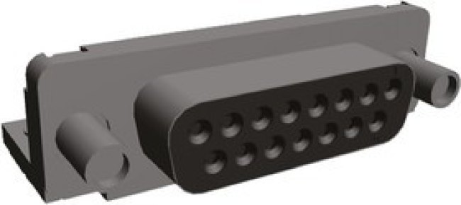 5747845-5, Amplimite HD-20 15 Way Right Angle Through Hole D-sub Connector Socket, 2.74mm Pitch, with 4-40 UNC 5747845-5, Amplimite HD-20 15 Way Right Angle Through Hole D-sub Connector Socket, 2.74mm Pitch, with 4-40 UNC