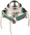 KSJ0M411 80 SH LFTR, Тактильная кнопка, KSJ Series, Top Actuated, Сквозное Отверстие, Spherical Button, 300 гс
