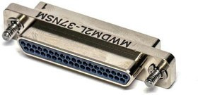 MWDM2L-37NSM, D-Sub Micro-D Connectors MICR D SLDRCUP CON 37CNT SZ #24 PIN