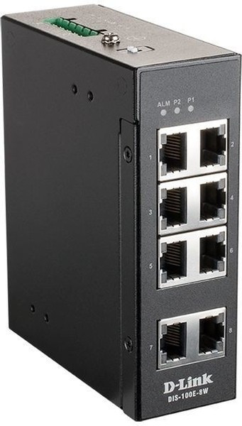 DIS-100G-8W/A1A Промышленный неуправляемый коммутатор с 8 портами 10/100/1000Base-T (448294)