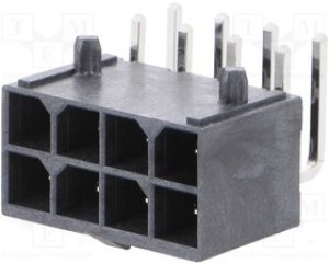 MX-76825-0008, Гнездо "папа" -Fit 5,7мм PIN 8 UL94V-0 MX-76825-0008, Гнездо "папа" -Fit 5,7мм PIN 8 UL94V-0
