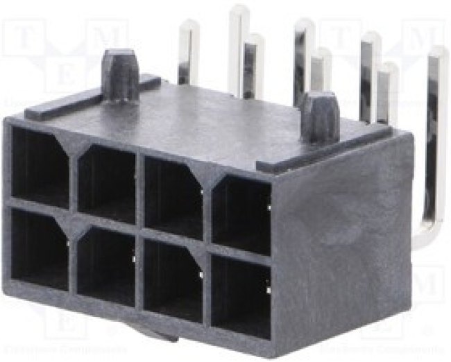 MX-76825-0008, Гнездо "папа" -Fit 5,7мм PIN 8 UL94V-0 MX-76825-0008, Гнездо "папа" -Fit 5,7мм PIN 8 UL94V-0