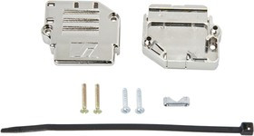 863093C15MLF, 863093C Series Thermoplastic Angled, Straight D Sub Backshell, 15 Way, Strain Relief 863093C15MLF, 863093C Series Thermoplastic Angled, Straight D Sub Backshell, 15 Way, Strain Relief
