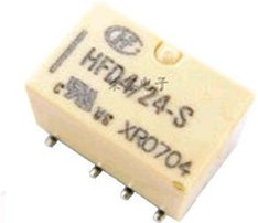 HFD4/24SR (IM07GR), Реле 2 переключ. 24VDC, 2A/250VAC DPDT