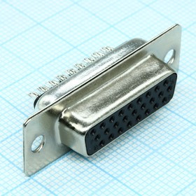 DS1035-26FBNSISS, (DHS-26F), D-SUB разъем высокой плотности, пайка на кабель, розетка DS1035-26FBNSISS, (DHS-26F), D-SUB разъем высокой плотности, пайка на кабель, розетка