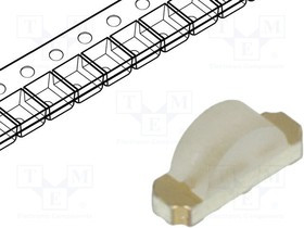 OSB51204C1E, Светодиод, SMD, 1204, голубой, 120-250мкд, 3,2x1x1,5мм, 120°, 20мА