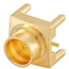19S10A-400L5, SMP Series, Plug PCB Mount SMP Connector, 50, Solder Termination, Straight Body