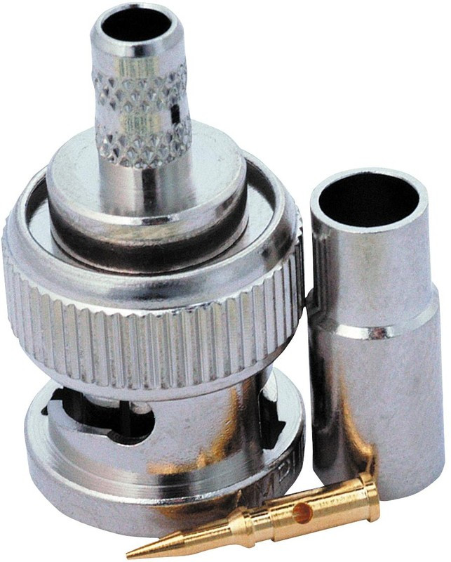 112562, RF Connectors / Coaxial Connectors BNC ST CRIMP PLUG RG8 213 50 OHM
