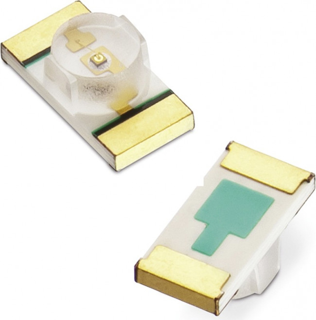 156120VS75300, Standard LEDs - SMD WL-SMRW SMD RvMt Mon Watrclr Rnd 1206BtGn