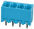 TBP02R2-381-04BE, Pluggable Terminal Blocks Terminal block, pluggable, 3.81, receptical, 4 pole, blue