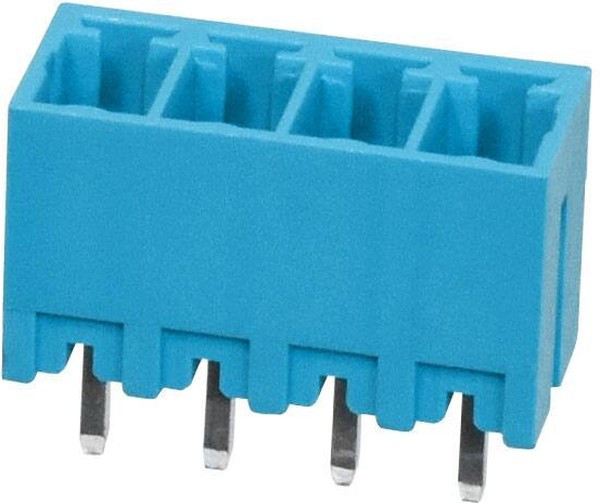 TBP02R2-381-04BE, Pluggable Terminal Blocks Terminal block, pluggable, 3.81, receptical, 4 pole, blue