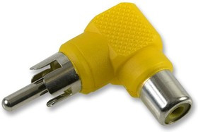 PSG02731, Phono Adaptor, 90 Degree, Yellow