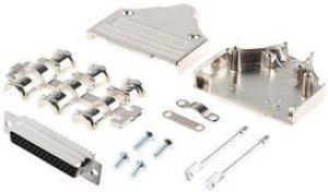 MHDM25-HD44FS-K, D-Sub Connector Kit, DB-44 Socket, Solder, Die-Cast Zinc Alloy MHDM25-HD44FS-K, D-Sub Connector Kit, DB-44 Socket, Solder, Die-Cast Zinc Alloy