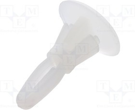 DR8G820V40988, Втулка дистанцирующая, полиамид, Дл 6,4мм, защелка / защелка