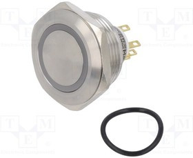 LAS1GQ30-11EG24VS, Переключатель: антивандальный, Пол: 2, SPDT, 3A/220ВAC, 5A/24ВDC