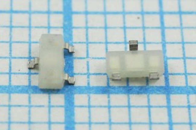 Светодиодная сборка SMD03014C3, двухцветная красный&amp;зеленый, 0,4 мкд, 140 градусов, корпус матовый; №5525 СД сборка SMD03014C3\кр&amp;зел\ 0,4