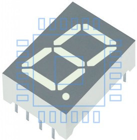SC52-11SRWA, Дисплей: LED, 7-сегментный, 13,2мм, 0,52", II.зн: 1, красный, катод