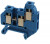 3025532, MT 1.5-TWIN BU Series Blue Feed Through Terminal Block, Double-Level, Screw Termination 3025532, MT 1.5-TWIN BU Series Blue Feed Through Terminal Block, Double-Level, Screw Termination