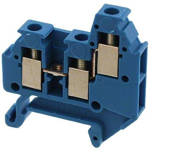 3025532, MT 1.5-TWIN BU Series Blue Feed Through Terminal Block, Double-Level, Screw Termination 3025532, MT 1.5-TWIN BU Series Blue Feed Through Terminal Block, Double-Level, Screw Termination