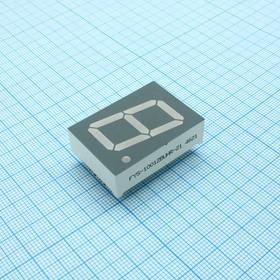 FYS-10012BUHR-21, 25.4mm OА Красный 30-60mcd