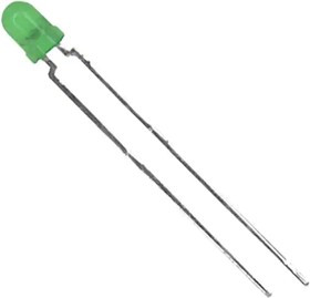 TLHG4400-MS12, Standard LEDs - Through Hole Green 13mcd; 3mm 562-575nm; 2.4V Typ TLHG4400-MS12, Standard LEDs - Through Hole Green 13mcd; 3mm 562-575nm; 2.4V Typ