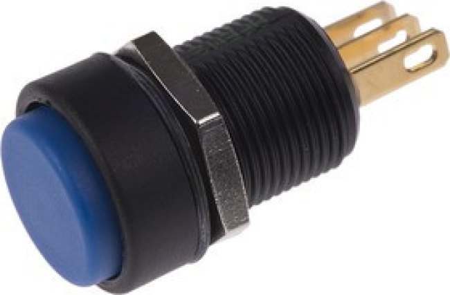 IMP7Z4B2234UL, Push Button Switch, Momentary, Panel Mount, 13.6mm Cutout, SPDT, 28V dc, IP67 IMP7Z4B2234UL, Push Button Switch, Momentary, Panel Mount, 13.6mm Cutout, SPDT, 28V dc, IP67