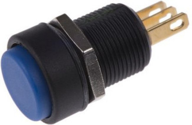 IMP7Z4B2234UL, Push Button Switch, Momentary, Panel Mount, 13.6mm Cutout, SPDT, 28V dc, IP67 IMP7Z4B2234UL, Push Button Switch, Momentary, Panel Mount, 13.6mm Cutout, SPDT, 28V dc, IP67