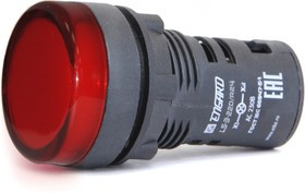 Engard Лампа сигнальная компактная ф22 LED 230В красная IP44 LS-3-22D/R220