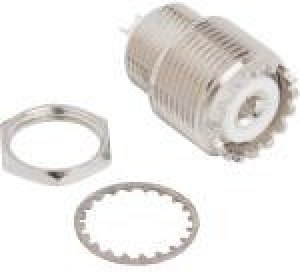 083-875-1002, Conn UHF 0Hz to 0.3GHz Solder Cup ST Panel Mount RCP Silver 083-875-1002, Conn UHF 0Hz to 0.3GHz Solder Cup ST Panel Mount RCP Silver