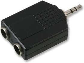 PSG01939, Переходник разъема, Стерео - 6.35мм, Гнездо, Стерео - 3.5мм, Штекер