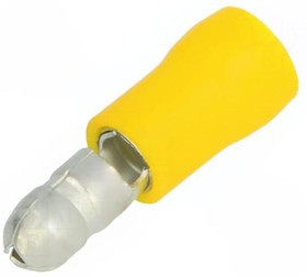 BM 00330, Наконечник: круглый, "папа", d: 5мм, 4-6мм2, обжим, на провод