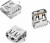 614004190021, USB Connectors WR-COM USB Type A THT Horizontal 614004190021, USB Connectors WR-COM USB Type A THT Horizontal
