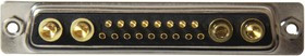 680M21WA4PL211, D-Sub Mixed Contact Connectors Power Combo D Solder Cup 21WA4/M/20A/SC