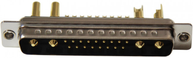 680M21WA4PL211, D-Sub Mixed Contact Connectors Power Combo D Solder Cup 21WA4/M/20A/SC