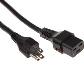 IL19-US1-SJT-3150-183, IEC C19 Socket to Type B US Plug Plug Power Cord IL19-US1-SJT-3150-183, IEC C19 Socket to Type B US Plug Plug Power Cord