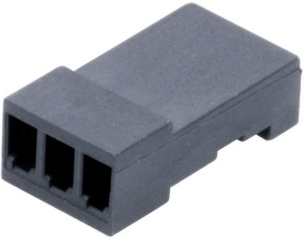 661003113322, 48532480 Male Connector Housing, 2.54mm Pitch, 3 Way, 1 Row