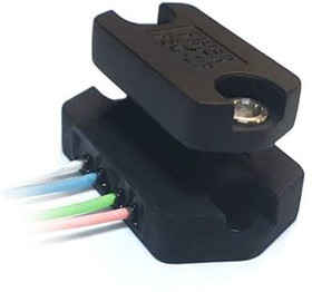 Hall-Effect Through-Shaft Rotary Position Sensor 360 ° Analog 8.5mA 4.5 ... 5.5V