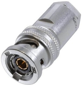 PL75-33, RF Connectors / Coaxial Connectors TRB Strt Plug for TRC-75-1 Cable 3-lug